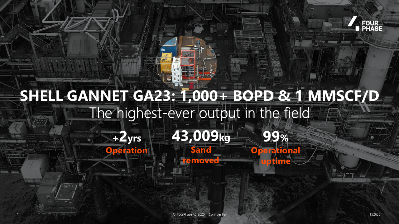 Case Study Fourphase Shell Gannet Increased Production